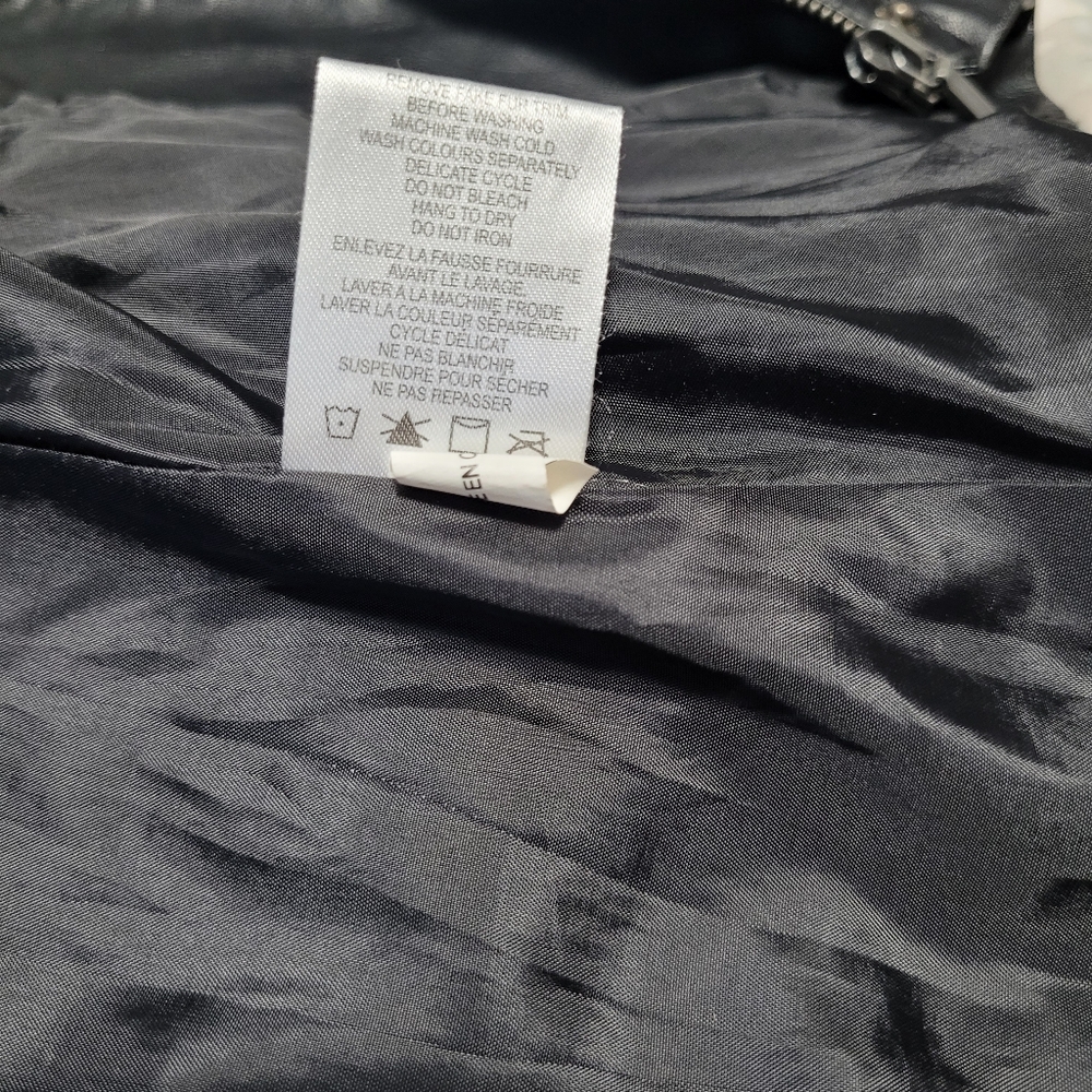 Kismet Faux Leather Moto style jacket, size small‎ - Picture 7 of 7